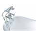 Ванна свободностоящая 168x80 см Фэма Салерно-2 с площадкой для смесителя  на белых ножках 