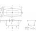 Ванна квариловая 180x80 Villeroy&Boch My Art UBQ180MYA2V-01 alpin 