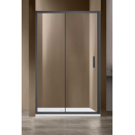 Душевая дверь 115 Vincea Garda VDS-1G115CLGM вороненая сталь