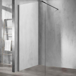 Душевая перегородка 90 Vincea Walk-In VSW-1H900CLGM вороненая сталь