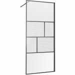 Душевая перегородка 80 Vincea Walk-In VSW-1HC800CFGM вороненая сталь