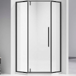 Душевой уголок 90х90 Vincea Slim-N VSP-4SN900CLB черный