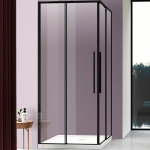 Душевой уголок 100х80 Vincea Slim-N VSS-4SN8010CLB черный