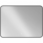 Зеркало 120х80 Vincea VLM-3VC120B черное, c сенсорным выключателем и диммером 