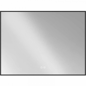 Зеркало 120х80 Vincea VLM-3VN120B-2 черное, c сенсорным выключателем и диммером, антизапотевание 
