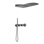 Душевая система Timo Saona SX-2350/18SM черное золото