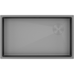 Кухонная мойка 74х44 Paulmark Next PM887444-MG серый матовый