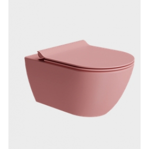 Унитаз подвесной GSI Pura 8815FR224 Матовый Blush (крышка дополнительно)
