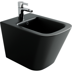 Биде подвесное Ceramica Nova Union CN4010MB черное матовое Биде подвесное Ceramica Nova Union CN4010MB черное матовое