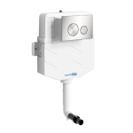 Бачок с клавишей никель Wasserkraft Aller 10TLT.031.ME.BN02  