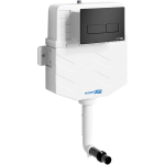 Бачок с черной клавишей Wasserkraft Aller 10TLT.031.ME.MB03  