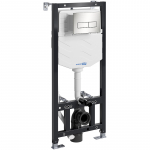 Инсталляция для унитаза Wasserkraft Aller 10TLT.010.ME.BN03 с клавишей смыва (никель)