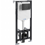 Инсталляция для унитаза Wasserkraft Aller 10TLT.010.ME.MB03 с клавишей смыва (черный матовый)