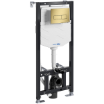 Инсталляция для унитаза Wasserkraft Aller 10TLT.010.ME.MG03 с клавишей смыва (золото матовое)
