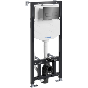 Инсталляция с черной клавишей   Wasserkraft Aller 10TLT.010.ME.PB03  