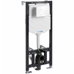 Инсталляция для унитаза Wasserkraft Aller 10TLT.010.ME.WH02 с клавишей смыва (белая)