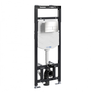 Инсталляция для унитаза Wasserkraft Alme 15TLT.010.ME.BN04 с клавишей смыва (никель)