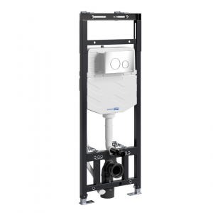 Инсталляция для унитаза Wasserkraft Alme 15TLT.010.ME.CH02 с клавишей смыва (хром)