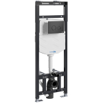 Инсталляция для унитаза Wasserkraft Alme 15TLT.010.ME.MB01 с клавишей смыва (черный матовый)