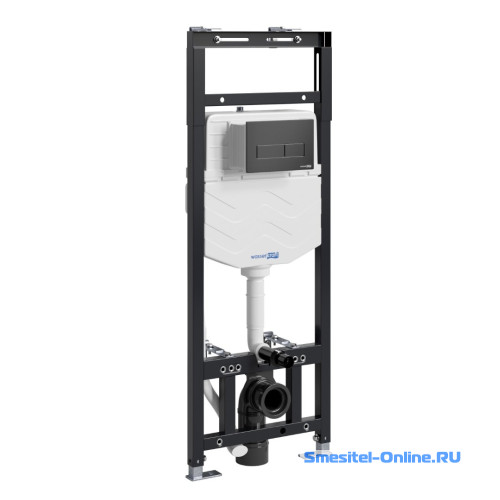 Фото Инсталляция с черной клавишей  Wasserkraft Alme 15TLT.010.ME.MB03