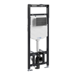 Инсталляция с черной клавишей Wasserkraft Alme 15TLT.010.ME.MB04  