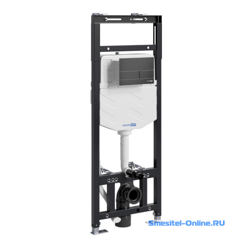 Фото Инсталляция с черной клавишей Wasserkraft Alme 15TLT.010.ME.MB04