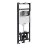 Инсталляция с черной клавишей Wasserkraft Alme 15TLT.010.ME.PB01 