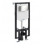 Инсталляция для унитаза Wasserkraft Vils 56TLT.010.ME.BN03 с клавишей смыва (никель)