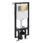 Инсталляция для унитаза Wasserkraft Vils 56TLT.010.ME.MG03 с клавишей смыва (золото матовое)