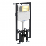 Инсталляция для унитаза Wasserkraft Vils 56TLT.010.ME.PG03 с клавишей смыва (золото)