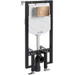 Инсталляция для унитаза Wasserkraft Vils 56TLT.010.ME.RG02 с клавишей смыва (розовое золото)