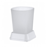 Стакан Wasserkraft Amper K-5428WHITE белый матовый