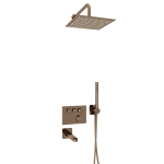 Душевая система Wasserkraft Asphe A7758.338.329.290.292.291.311 Thermo розовое золото
