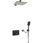 Душевая система Wasserkraft Wiese A8458.182.200.186.195.202.176 Thermo оружейная сталь