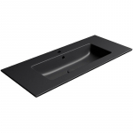 Раковина 102x46 GSI Pura 8886126 черный матовый