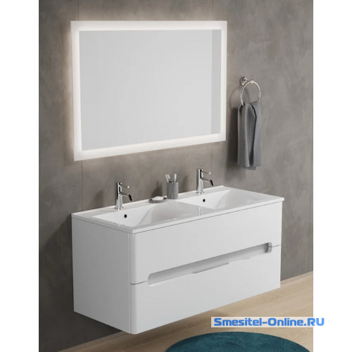 Фото Тумба с раковиной 120х46 Sanvit Форма kforma1201w белая