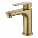 Смеситель для раковины Wonzon&Woghand Alfa WW-A40202-BG золото брашированное