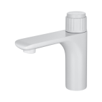 Смеситель для раковины Wonzon&Woghand Click WW-A40412-MW белый матовый 