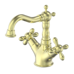 Смеситель для раковины Wonzon&Woghand Retro WW-88139020-PG глянцевое золото 