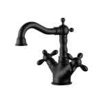 Смеситель для раковины Wonzon&Woghand Retro WW-88139020-MB черный матовый  