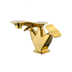 Смеситель для раковины Wonzon&Woghand Shakespeare темное золото 