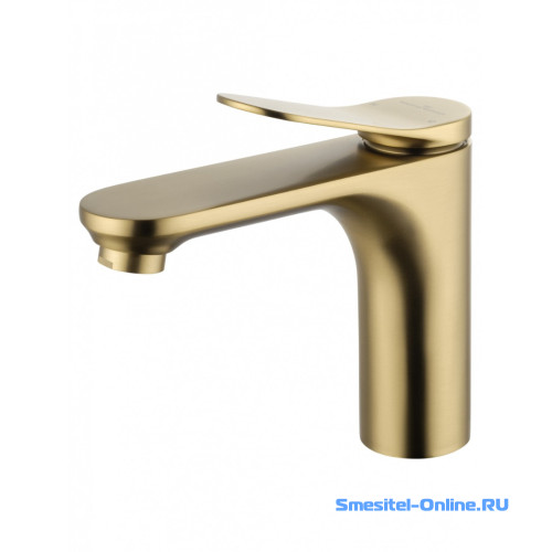 Фото Смеситель для раковины Wonzon&Woghand WW-A40482-BG брашированное золото
