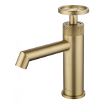Смеситель для раковины Wonzon&Woghand WW-H1065-BG брашированное золото 