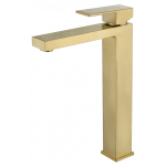 Смеситель для раковины Wonzon&Woghand Cube WW-88239016- BG брашированное золото 