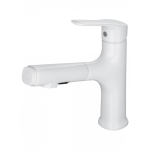 Смеситель для раковины Wonzon&Woghand WW-AE4151-MW белый матовый 