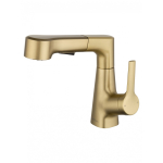 Смеситель для раковины Wonzon&Woghand WW-121B108-BG брашированное золото 