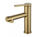Смеситель для раковины Wonzon&Woghand WW-H1017-BG брашированное золото 