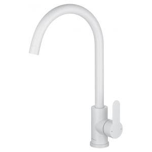 Смеситель для кухни Wonzon&Woghand WW-AE4554-MW белый матовый Смеситель для кухни Wonzon&Woghand WW-AE4554-MW белый матовый