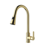 Смеситель для кухни Wonzon&Woghand WW-121E201L-BG брашированное золото  