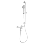 Смеситель для ванны с душевым гарнитуром Wonzon&Woghand Click WW- FE05L222-MW белый матовый 